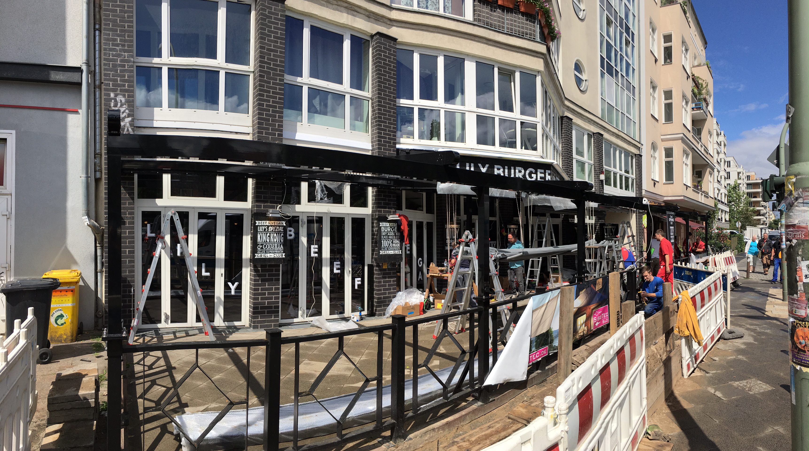 Palmyie Pergolaanlage in Berlin - Prenzlauer Berg